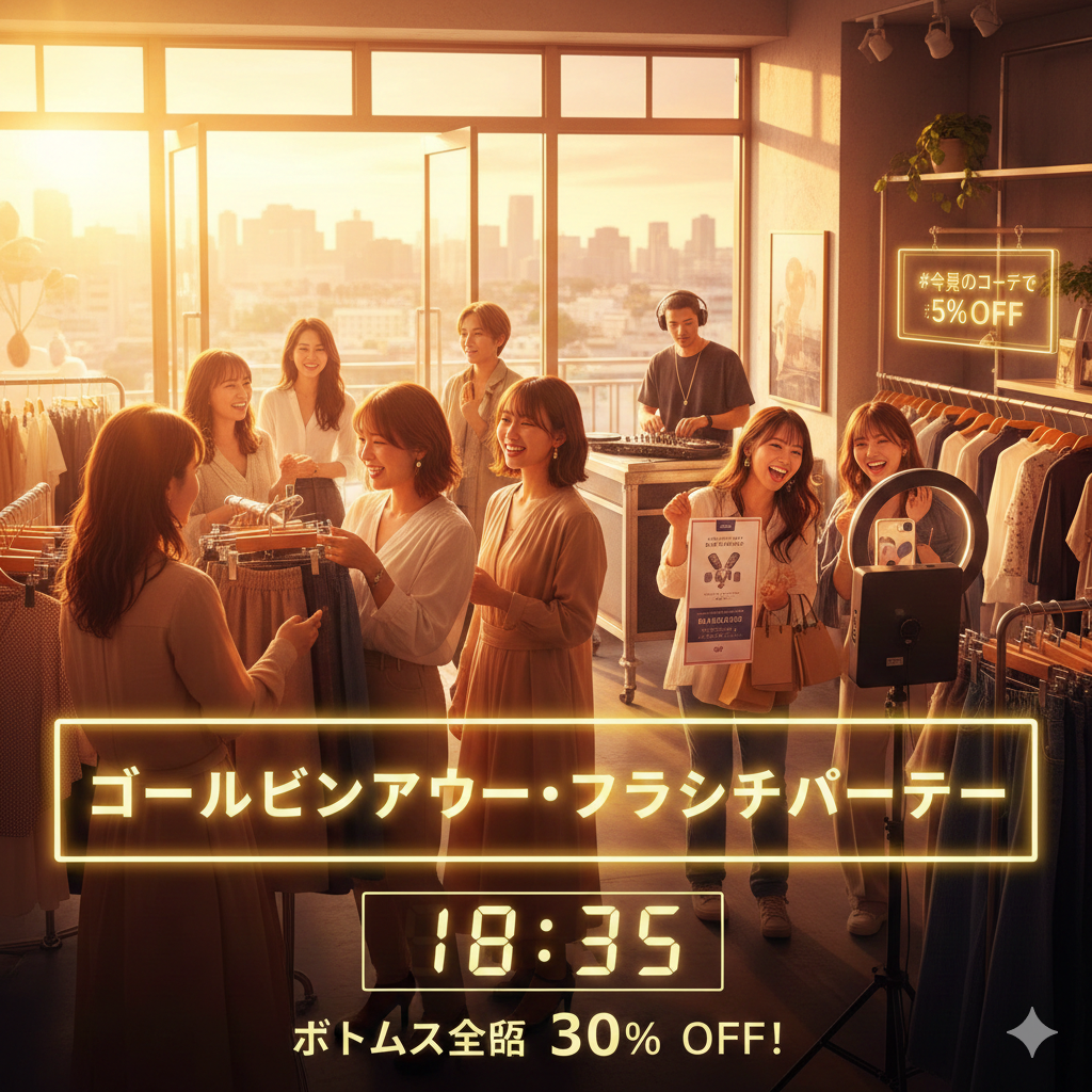 . The “Golden Hour” Flash Party